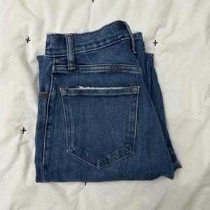 Abercrombie | The 90s Straight Ultra High Rise Jeans - dark wash, Curve Love 25L